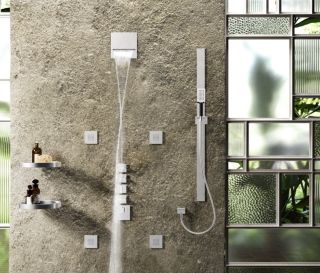 Каскадный верхний душ Gessi Cascata 20295.708 20 см брашированная медь